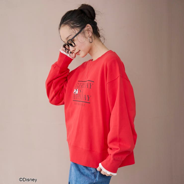 【MICKEY（ミッキー）/別注】ショート丈裏毛ロゴスウェット | coen【women】 | 詳細画像19 