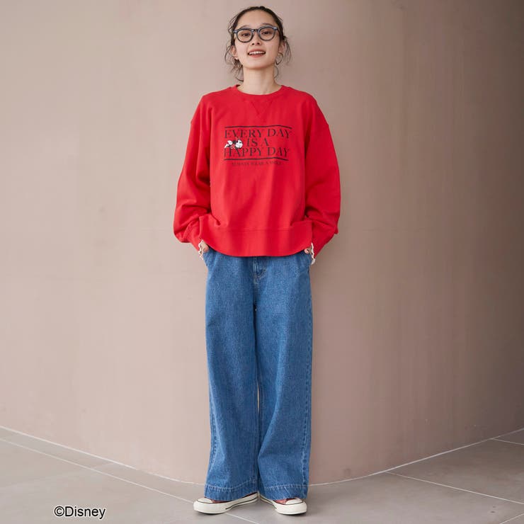 【MICKEY（ミッキー）/別注】ショート丈裏毛ロゴスウェット | coen【women】 | 詳細画像22 