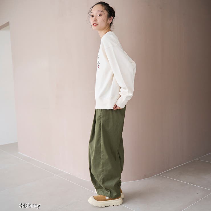 【MICKEY（ミッキー）/別注】ショート丈裏毛ロゴスウェット | coen【women】 | 詳細画像7 