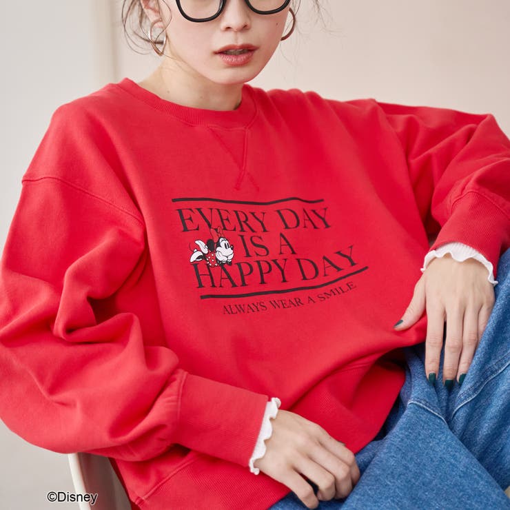 その他2 | 【MICKEY（ミッキー）/別注】ショート丈裏毛ロゴスウェット | coen【women】