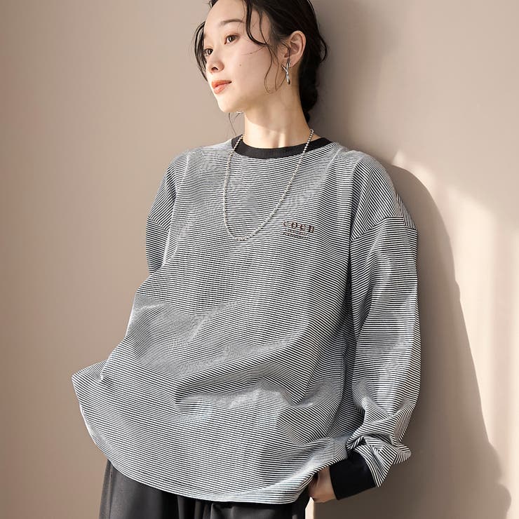 coen（コーエン）ロゴ刺繍 ユニロンT | coen【women】 | 詳細画像1 