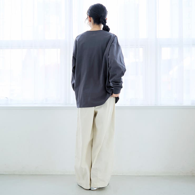 coen（コーエン）ロゴ刺繍 ユニロンT | coen【women】 | 詳細画像3 