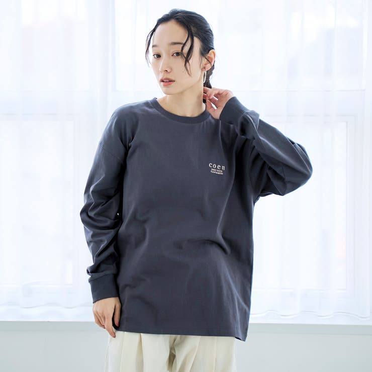 coen（コーエン）ロゴ刺繍 ユニロンT | coen【women】 | 詳細画像4 