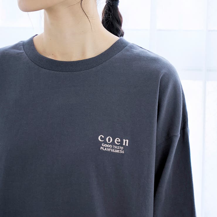 coen（コーエン）ロゴ刺繍 ユニロンT | coen【women】 | 詳細画像7 