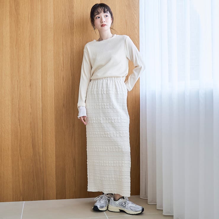 ポコポコフェイクレイヤードカットソー | coen【women】 | 詳細画像12 