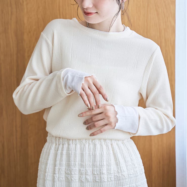 ポコポコフェイクレイヤードカットソー | coen【women】 | 詳細画像16 