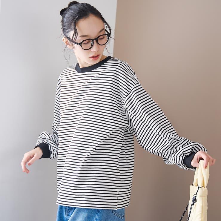 【リニューアル】USAコットン ボリュームスリーブロンT | coen【women】 | 詳細画像14 