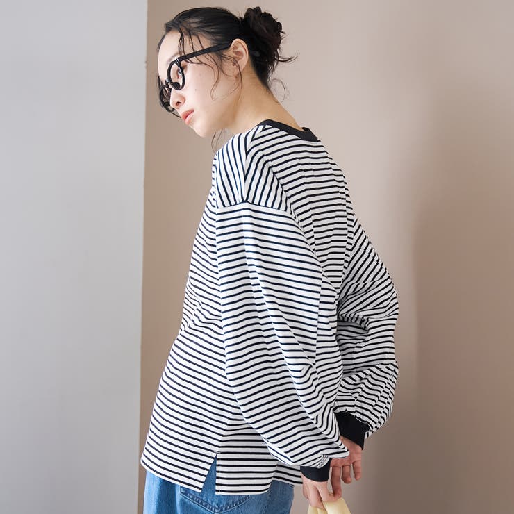 【リニューアル】USAコットン ボリュームスリーブロンT | coen【women】 | 詳細画像15 