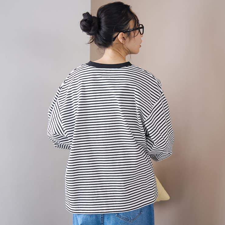 【リニューアル】USAコットン ボリュームスリーブロンT | coen【women】 | 詳細画像16 