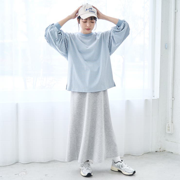 【リニューアル】USAコットン ボリュームスリーブロンT | coen【women】 | 詳細画像18 