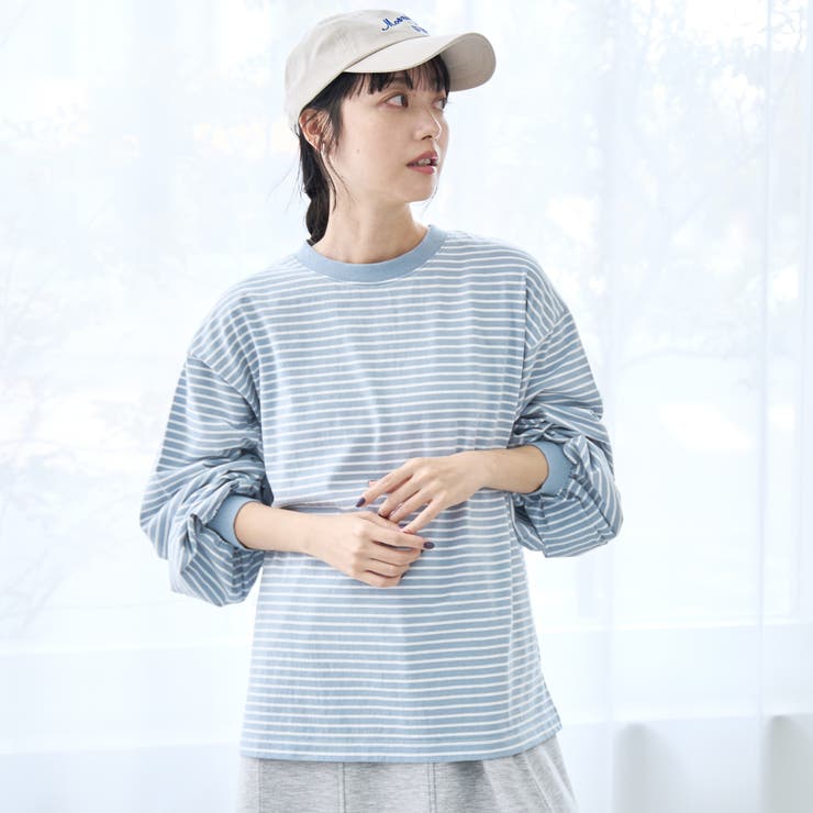 【リニューアル】USAコットン ボリュームスリーブロンT | coen【women】 | 詳細画像20 