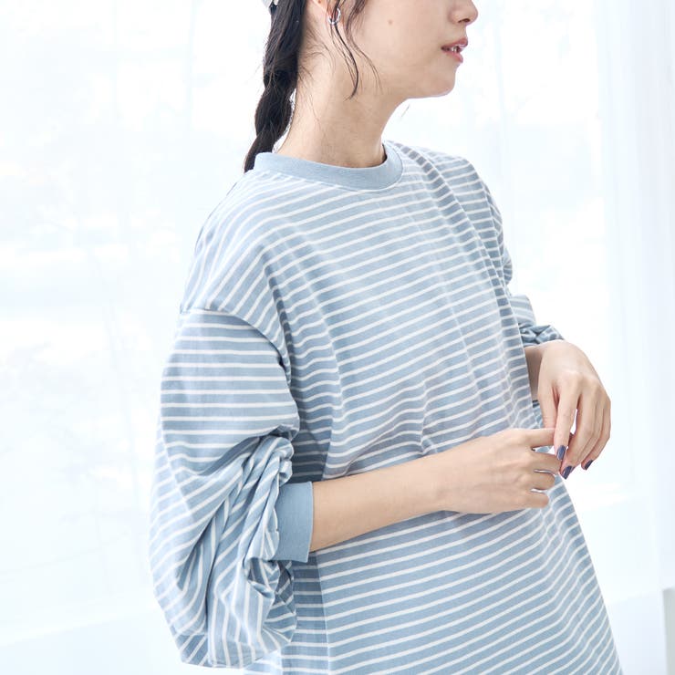 【リニューアル】USAコットン ボリュームスリーブロンT | coen【women】 | 詳細画像23 