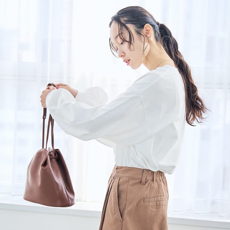 【リニューアル】USAコットン ボリュームスリーブロンT | coen【women】 | 詳細画像6 