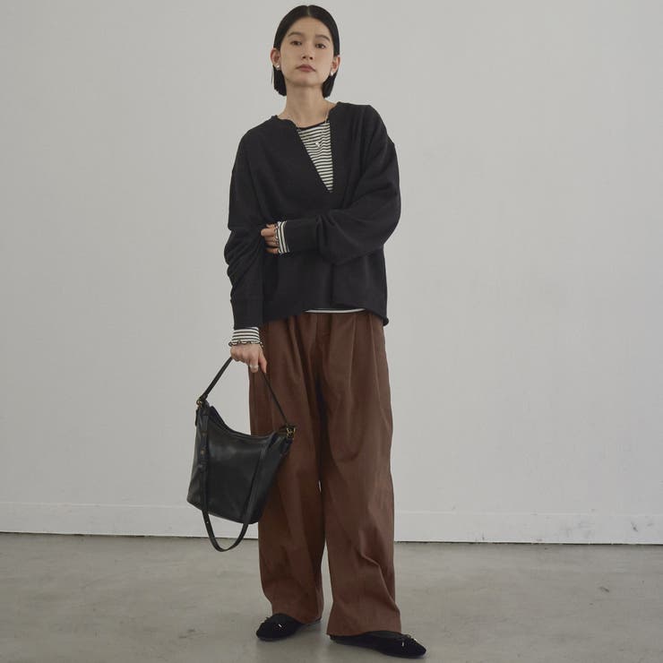 【再入荷/新色登場】キーネック裏毛スウェット プルオーバー | coen【women】 | 詳細画像13 