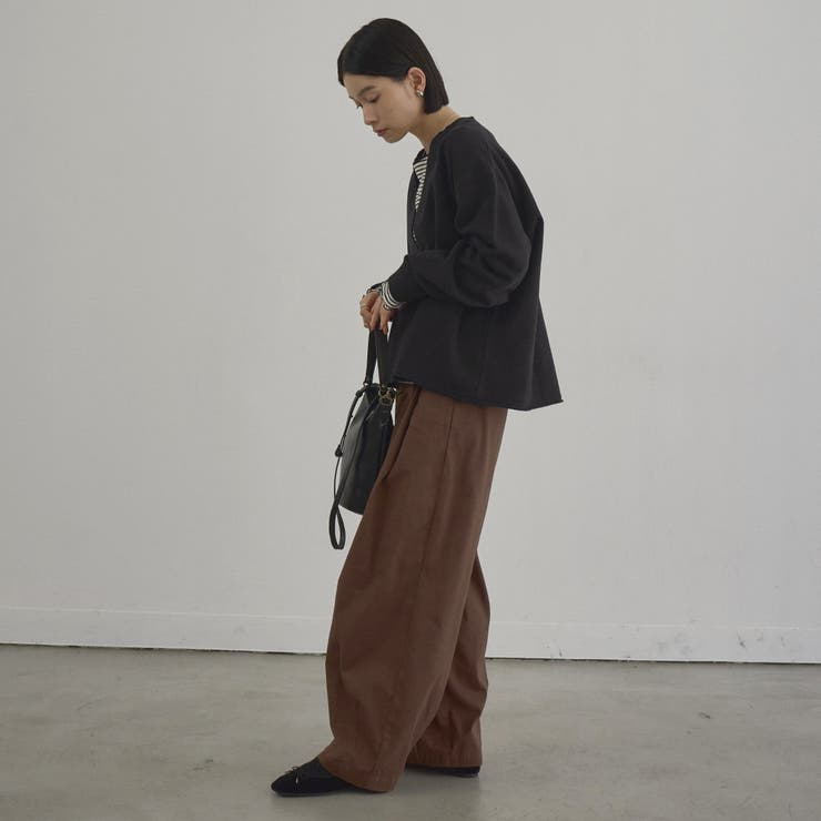 【再入荷/新色登場】キーネック裏毛スウェット プルオーバー | coen【women】 | 詳細画像14 
