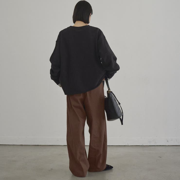【再入荷/新色登場】キーネック裏毛スウェット プルオーバー | coen【women】 | 詳細画像15 