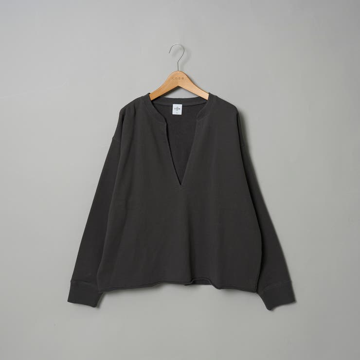 【再入荷/新色登場】キーネック裏毛スウェット プルオーバー | coen【women】 | 詳細画像21 