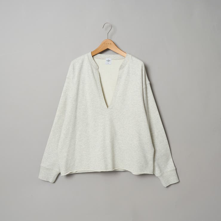 【再入荷/新色登場】キーネック裏毛スウェット プルオーバー | coen【women】 | 詳細画像23 