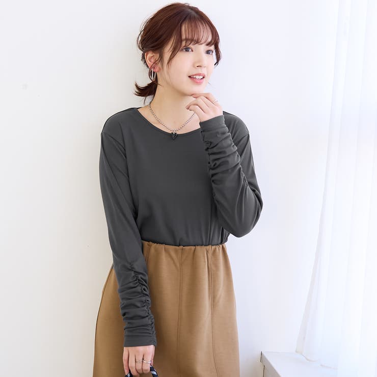 袖くしゅテレコカットソー | coen【women】 | 詳細画像11 