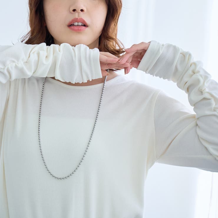 袖くしゅテレコカットソー | coen【women】 | 詳細画像7 