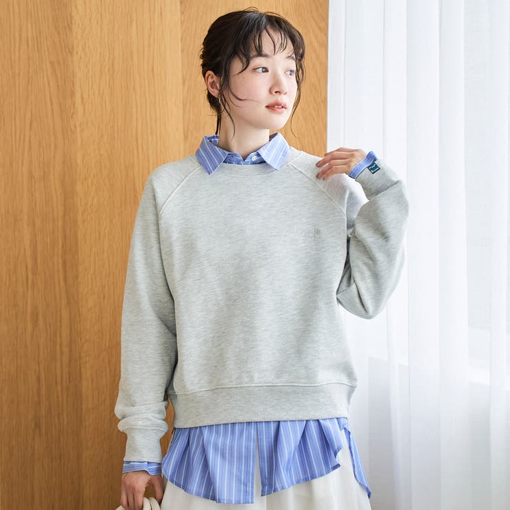 【PENNEYS（ぺニーズ）別注】ロゴ刺繍 裏毛ラグランスウェット | coen【women】 | 詳細画像4 