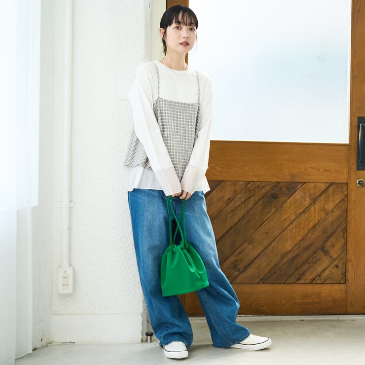 レイヤード風シアー長袖トップス | coen【women】 | 詳細画像2 