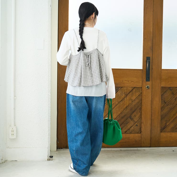 レイヤード風シアー長袖トップス | coen【women】 | 詳細画像3 