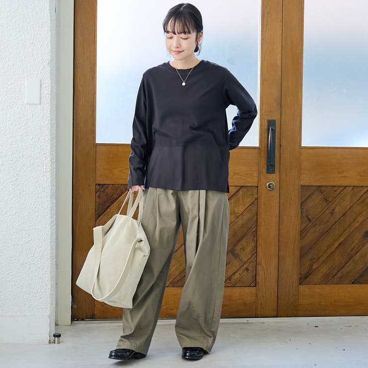 レイヤード風シアー長袖トップス | coen【women】 | 詳細画像8 