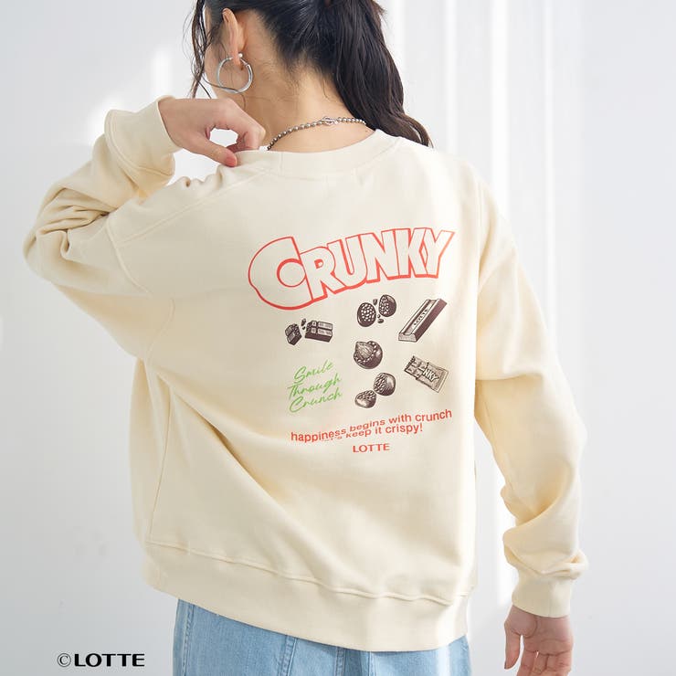 【CRUNKY（クランキー）/別注】アソートロゴ裏毛スウェット | coen【women】 | 詳細画像17 