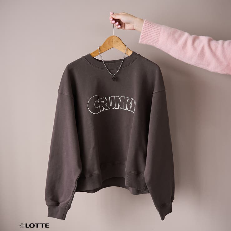 【CRUNKY（クランキー）/別注】アソートロゴ裏毛スウェット | coen【women】 | 詳細画像19 
