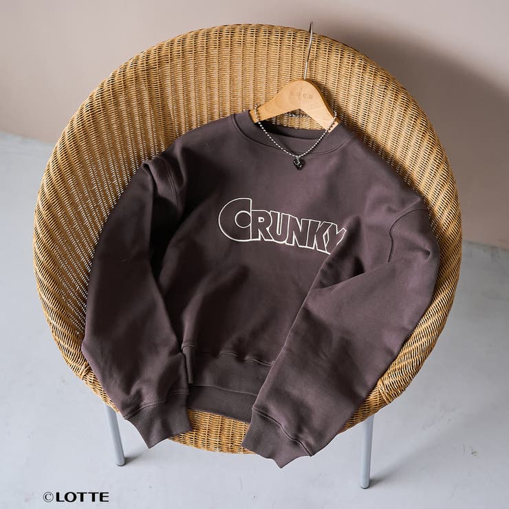 DK.BROWN | 【CRUNKY（クランキー）/別注】アソートロゴ裏毛スウェット | coen【women】