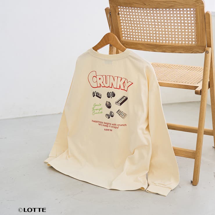 NATURAL | 【CRUNKY（クランキー）/別注】アソートロゴロンT | coen【women】