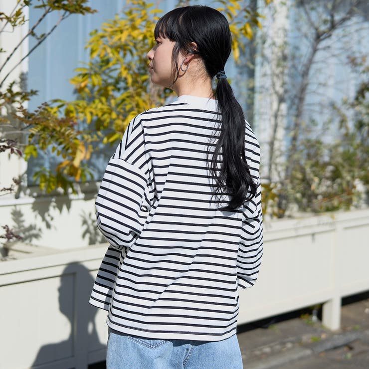 【WEB限定】USAコットンリピロンT / アソートロングスリーブTシャツ | coen【women】 | 詳細画像13 