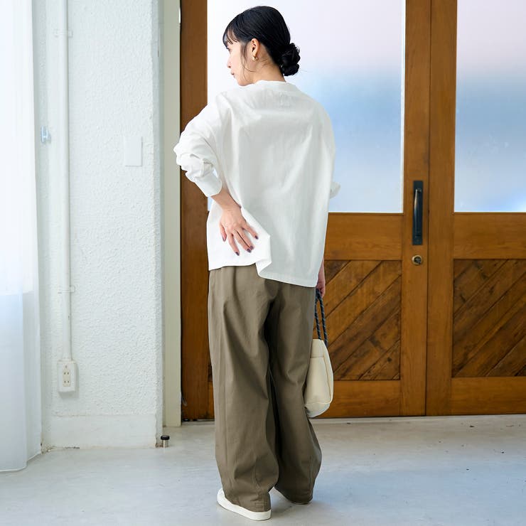 【WEB限定】USAコットンリピロンT / アソートロングスリーブTシャツ | coen【women】 | 詳細画像15 