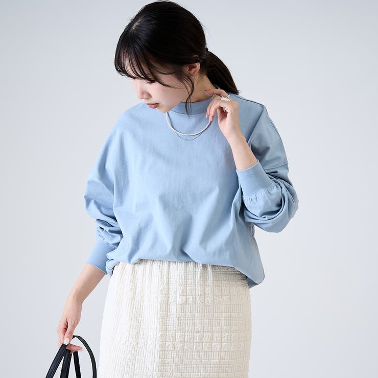 【WEB限定】USAコットンリピロンT / アソートロングスリーブTシャツ | coen【women】 | 詳細画像25 