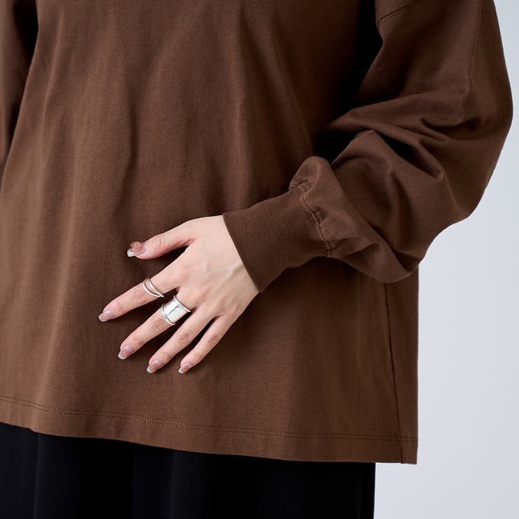 【WEB限定】USAコットンリピロンT / アソートロングスリーブTシャツ | coen【women】 | 詳細画像32 