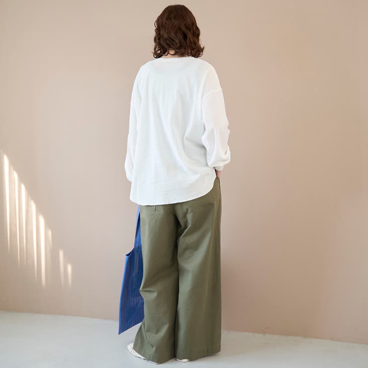 シアーワッフル ヘンリーネックロンT | coen【women】 | 詳細画像4 