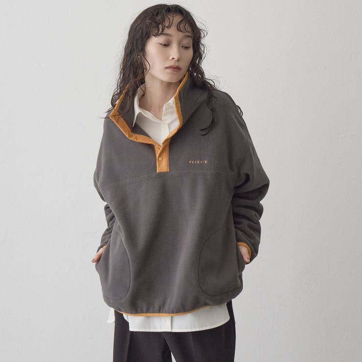 【PARKNIK（パークニック）】配色デザイン ハーフスナップフリース（インフル… | coen【women】 | 詳細画像13 