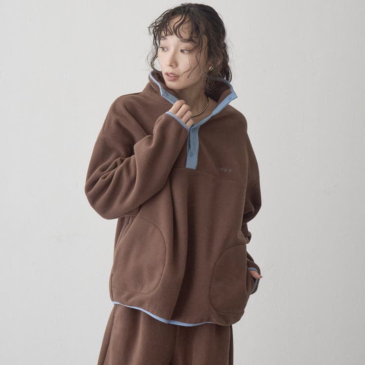 【PARKNIK（パークニック）】配色デザイン ハーフスナップフリース（インフル… | coen【women】 | 詳細画像17 
