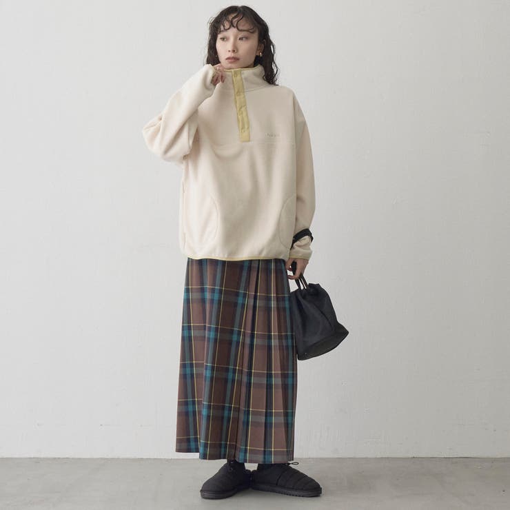 【PARKNIK（パークニック）】配色デザイン ハーフスナップフリース（インフル… | coen【women】 | 詳細画像2 