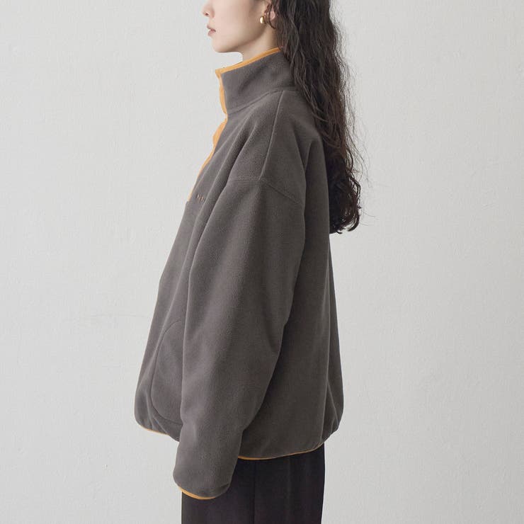【PARKNIK（パークニック）】配色デザイン ハーフスナップフリース（インフル… | coen【women】 | 詳細画像24 