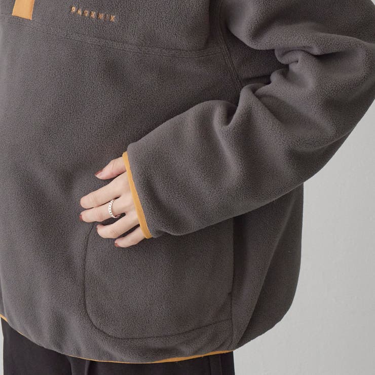 【PARKNIK（パークニック）】配色デザイン ハーフスナップフリース（インフル… | coen【women】 | 詳細画像28 