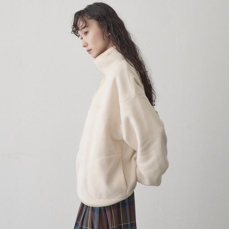 【PARKNIK（パークニック）】配色デザイン ハーフスナップフリース（インフル… | coen【women】 | 詳細画像6 