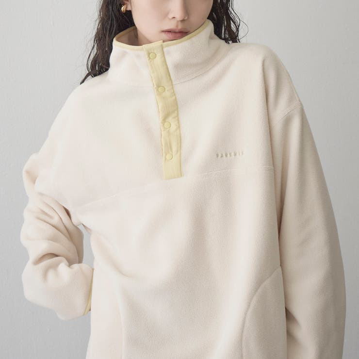 【PARKNIK（パークニック）】配色デザイン ハーフスナップフリース（インフル… | coen【women】 | 詳細画像7 