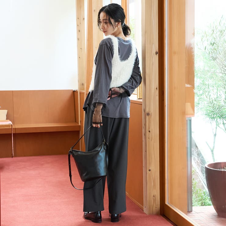 【リニューアルして新登場◎】袖チュール切替ロングスリーブTシャツ | coen【women】 | 詳細画像11 