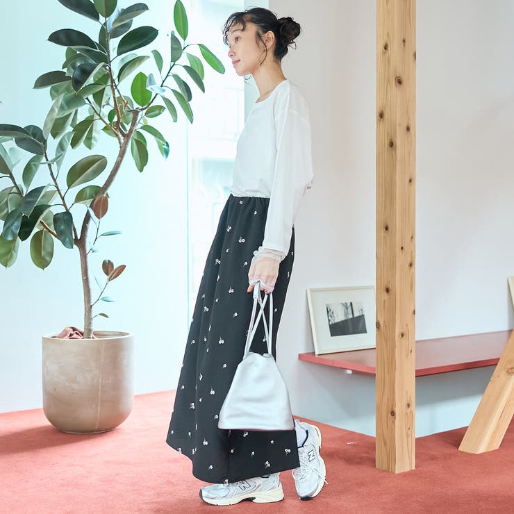 【リニューアルして新登場◎】袖チュール切替ロングスリーブTシャツ | coen【women】 | 詳細画像3 
