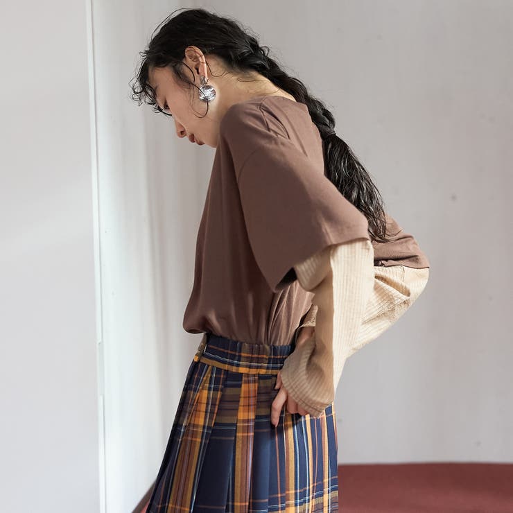 袖シアードッキング レイヤード風ロゴロンT | coen【women】 | 詳細画像21 