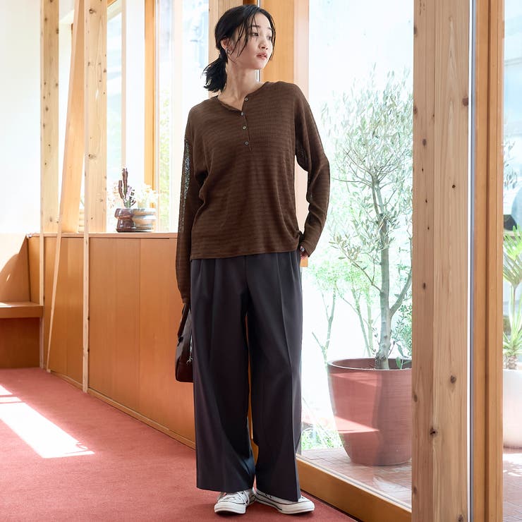 【セットアイテム】シアーヘンリーネック タンクトップセット | coen【women】 | 詳細画像2 
