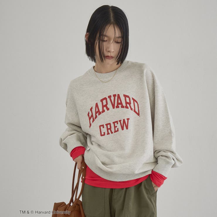 アソートカレッジロゴデザイン 裏毛クルーネックスウェット | coen【women】 | 詳細画像11 