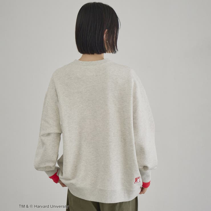 アソートカレッジロゴデザイン 裏毛クルーネックスウェット | coen【women】 | 詳細画像13 